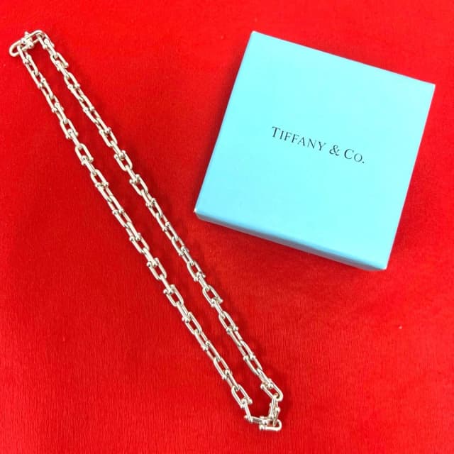 Tiffany & Co. HardWear Small Link Necklace 925 Sterling Silver in Silver from The Reluxe, photo 1 of 1