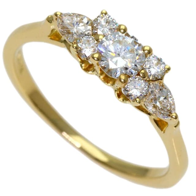 Tiffany & Co. Seven Stone Diamond Ring 18k Yellow Gold in Yellow from The Reluxe, photo 1 of 1