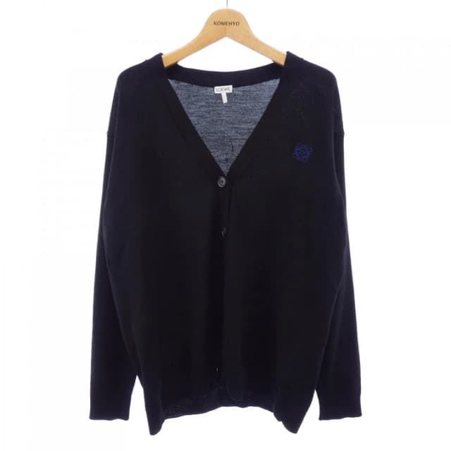 Loewe Anagram Cardigan Black in Black from The Reluxe, photo 1 of 1
