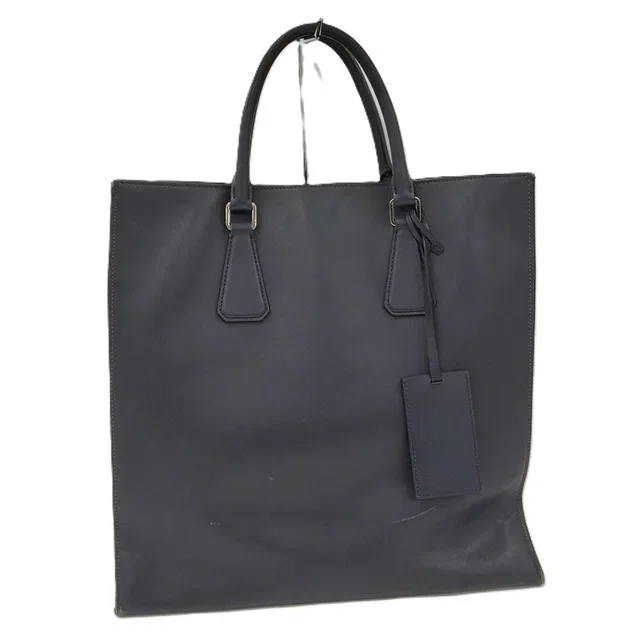 Prada Saffiano Handbag Leather Navy in Navy Saffiano leather from The Reluxe, photo 1 of 1