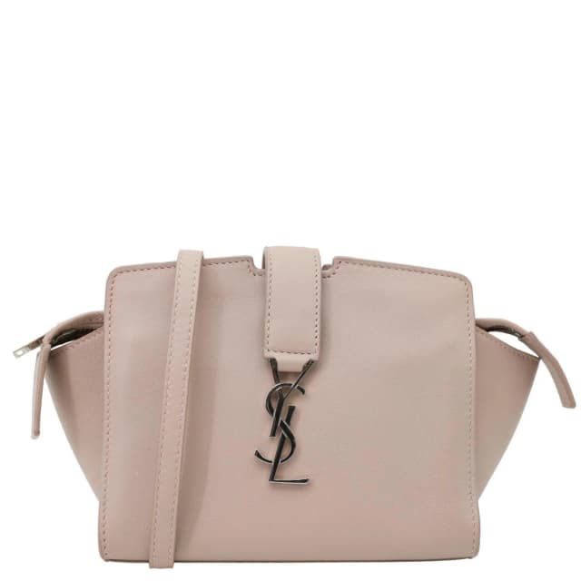 Saint Laurent Monogram Cabas Toy Calfskin Leather Crossbody Bag Pink in Pink Calfskin from Dallas Designer Handbags, photo 1 of 1