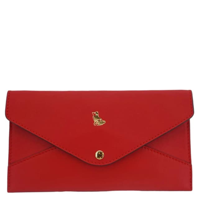 Louis Vuitton Chinese New Year Dog Envelope Leather Pouch Red in Red Leather from Dallas Designer Handbags, photo 1 of 1