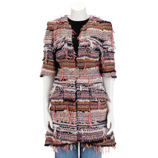Chanel Fantasy Tweed S/ Jacket FR 40 in Multi Colour Tweed from Blue Spinach, photo 1 of 1