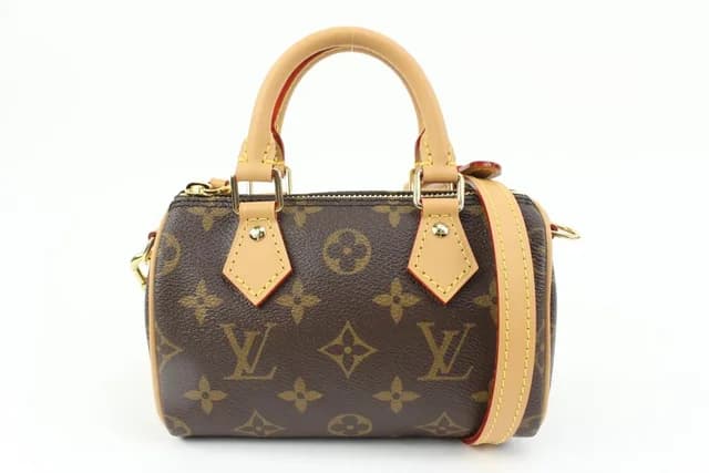 Louis Vuitton Monogram Nano Speedy Bandouliere in Canvas from Bagriculture, photo 1 of 1