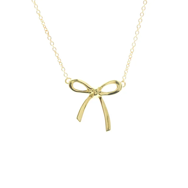 Tiffany & Co. Bow Yellow Gold (18K) No Stone Women,Men Fashion Necklace (Gold) in Gold Yellow gold (18K) from Elady, photo 1 of 1
