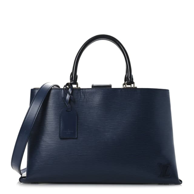 Louis Vuitton Kleber MM Epi Leather Bag - Blue in Blue Leather from H&T, photo 1 of 1