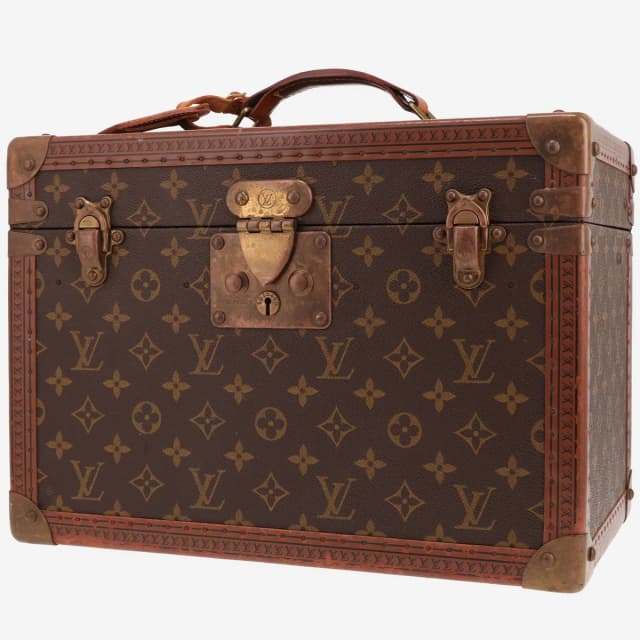 Vanity Louis Vuitton First-aid kit in brown Monogram canvas and brown Lozine in Brown Coated canvas from Collector Square, photo 1 of 1