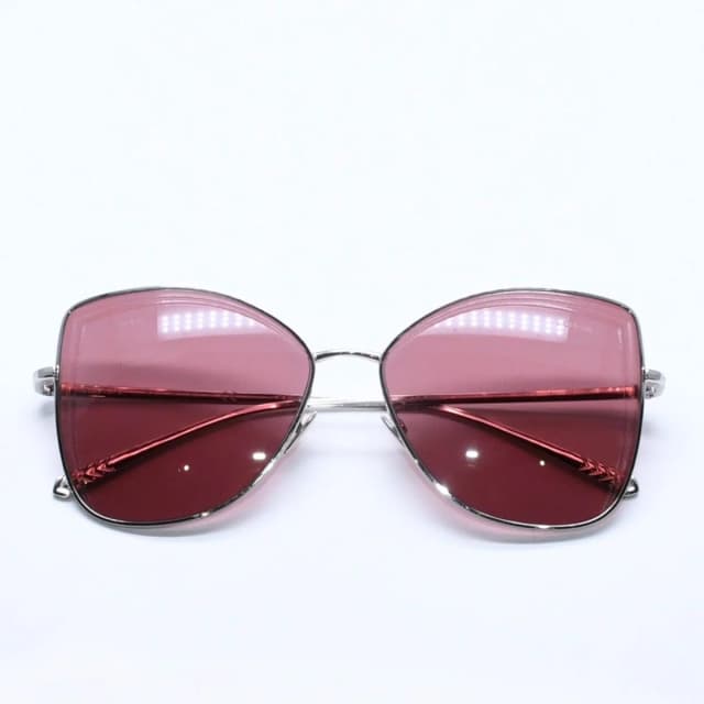 Chanel Sunglasses Eyewear CC Logo Silver Wine in Burgundy from The Reluxe, photo 1 of 1