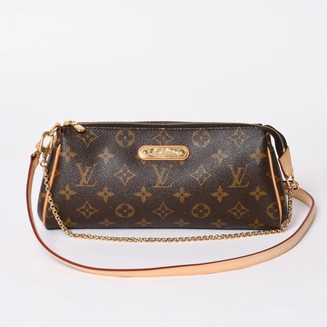Louis Vuitton Pochette Monogram Brown Gold in Brown Leather from The Reluxe, photo 1 of 1