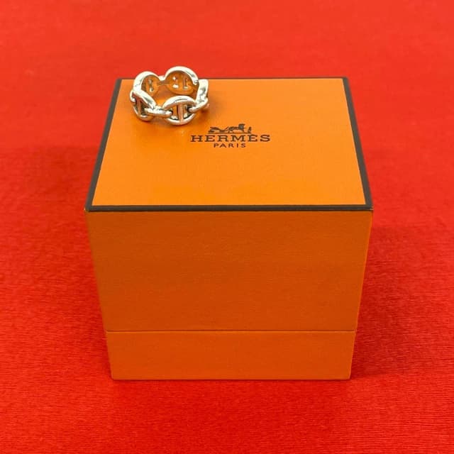 Hermès Enchainee Ring 925 Sterling Silver in Silver from The Reluxe, photo 1 of 1