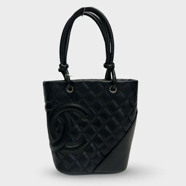 Chanel Black Bucket Bag in Black Leather from Loop Generation, photo 1 of 1