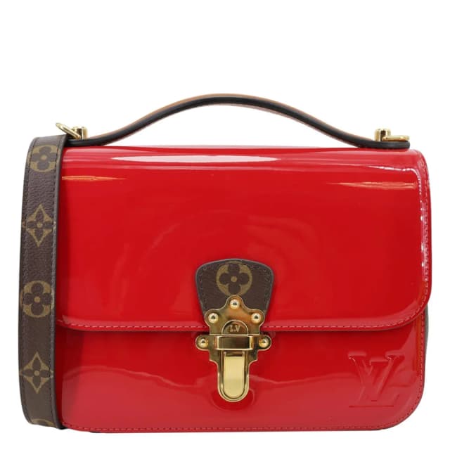 Louis Vuitton Cherrywood BB Vernis Leather Crossbody Bag Scarlet in Red Leather from Dallas Designer Handbags, photo 1 of 1