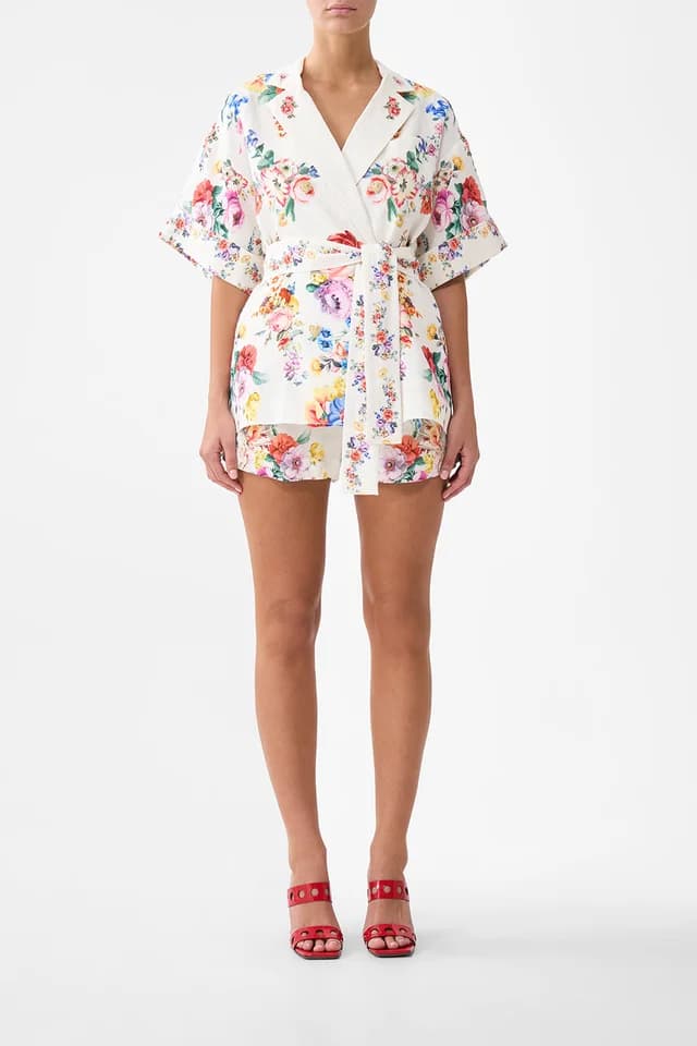 Camilla eBoutique DOUBLE BREASTED SHORT SLEEVE JACKET I LEFT MY HEART IN GRANADA, image 1 of 1 from CAMILLA