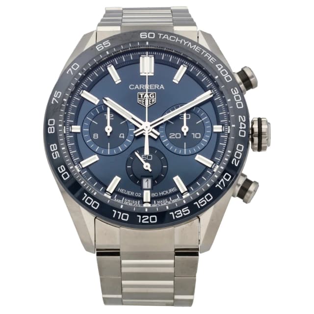 TAG Heuer Carrera CBN2A1A 44mm Stainless Steel Watch from H&T, photo 1 of 1