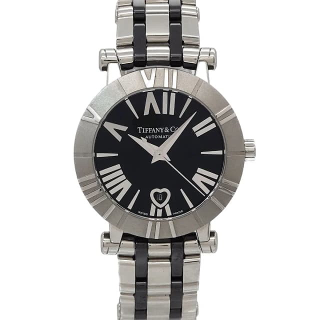 Tiffany & Co. Atlas 68 Watch Heart Date Black Automatic in Black Ceramic from The Reluxe, photo 1 of 1