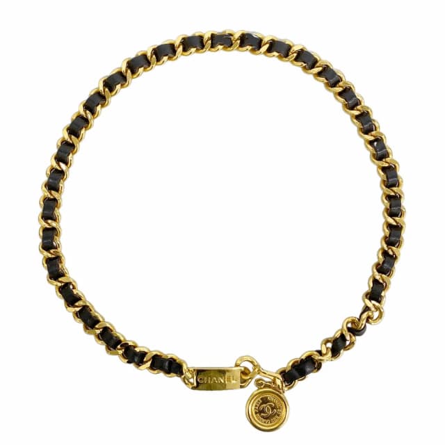 Chanel Belt Metal Black Gold in Black from The Reluxe, photo 1 of 1