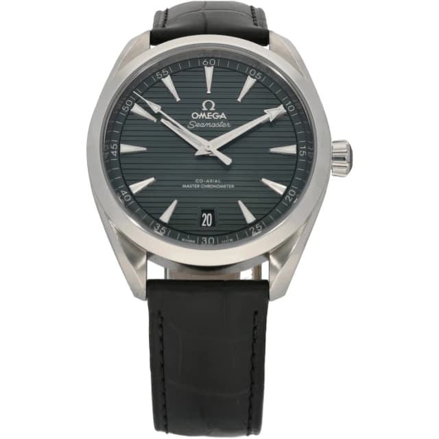 Omega Seamaster Aqua Terra 220.13.41.21.10.001 41mm Stainless Steel Watch in Leather from H&T, photo 1 of 1