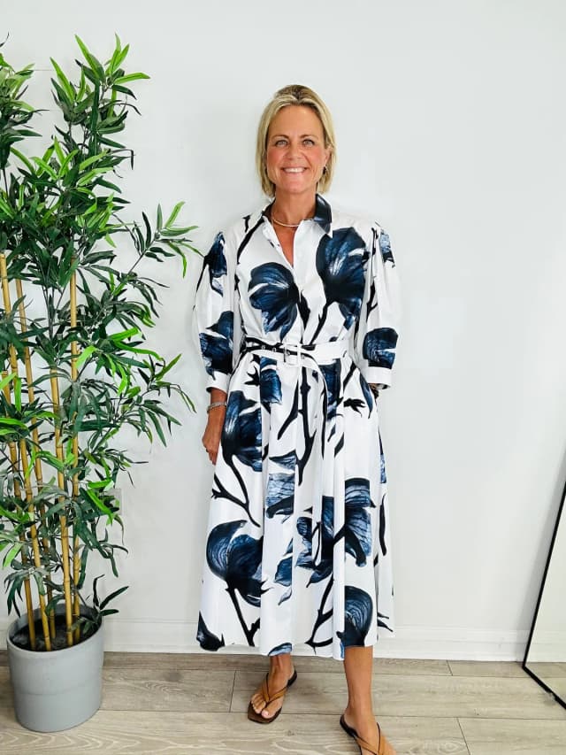 Alexander McQueen Printed Shirt Dress - Size 42IT in Multicolor from Edit Second Hand, photo 1 of 1