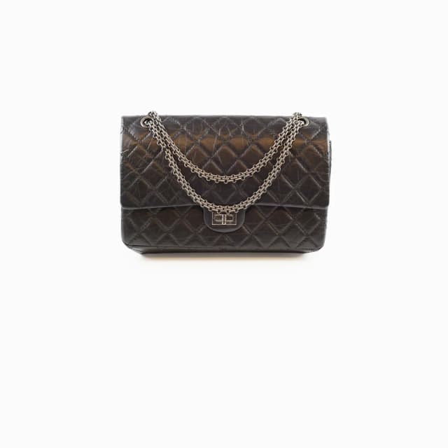 Chanel Reissue 2.55 Black in Black Lambskin from The Purse Affair, photo 1 of 1