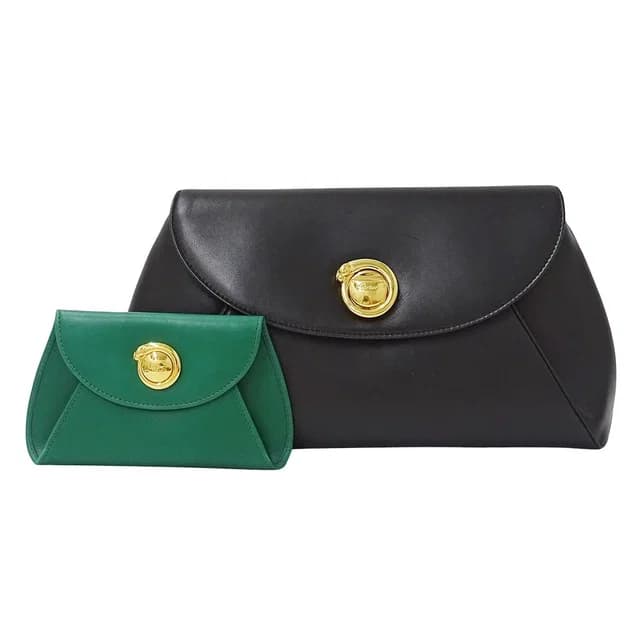 Cartier Clutch Panthère Leather Black in Black Leather from The Reluxe, photo 1 of 1