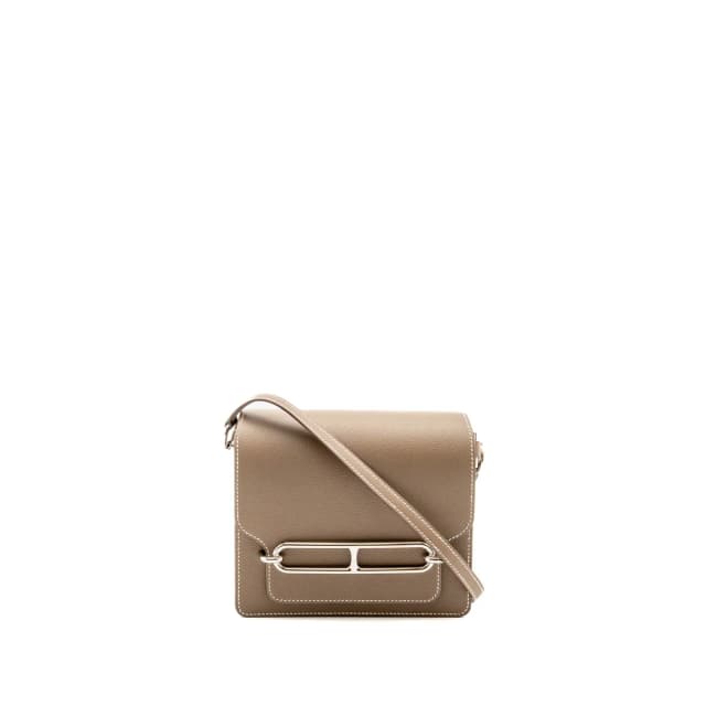 Hermès Mini Roulis Evercolor Etoupe SHW Stamp B in Taupe Leather from EMIER, photo 1 of 1