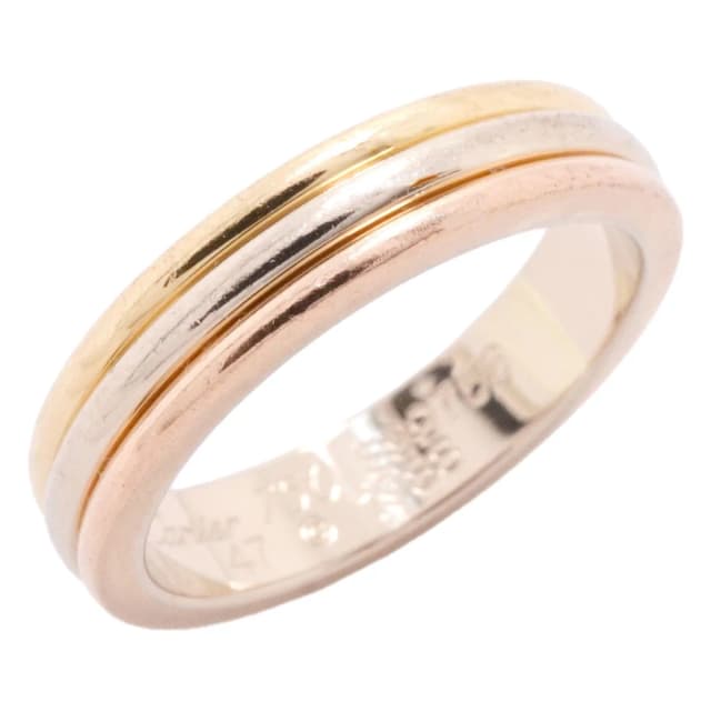 Cartier Ring Vendome 18k Yellow Gold 18k White Pink in White from The Reluxe, photo 1 of 1