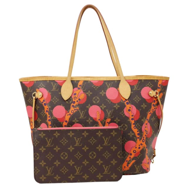 Louis Vuitton Neverfull MM Grenade Ramages Monogram Canvas Tote Bag Brown in Brown Coated canvas from Dallas Designer Handbags, photo 1 of 1