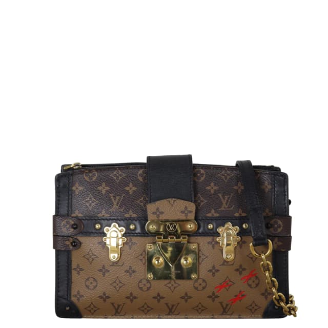 Louis Vuitton Trunk Clutch Monogram Reverse in Calfskin from Luxe.It.Fwd, photo 1 of 1