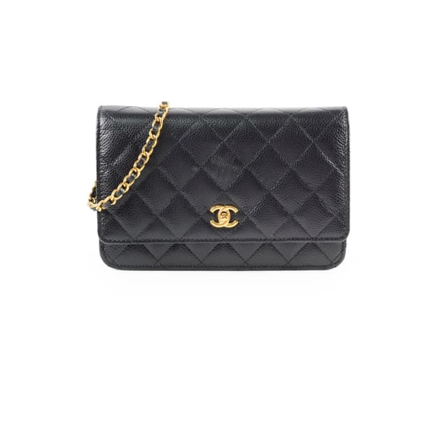 Chanel Wallet On Chain WOC Black Caviar in Black Caviar leather from The Purse Affair, photo 1 of 1