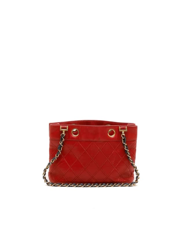 Chanel 1980s CC Quilted Bag in Leather from A Retro Tale, photo 1 of 1