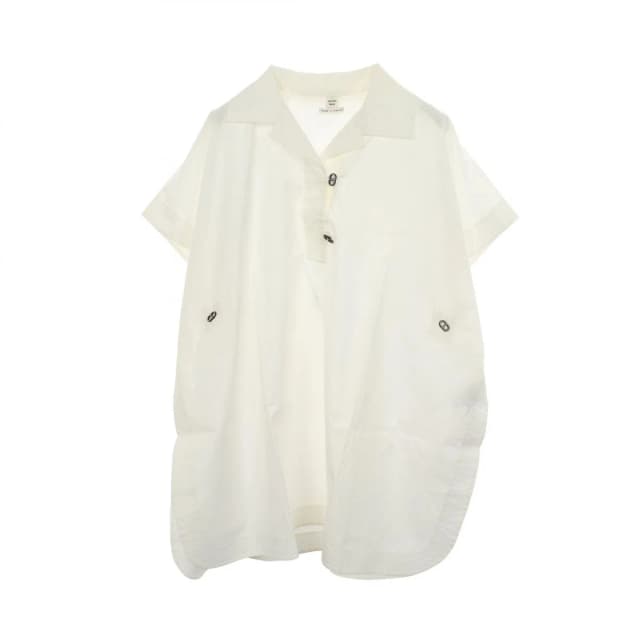 Hermès Chaine D'Ancre Pullover White Cotton Shirt Sweater in White from The Reluxe, photo 1 of 1