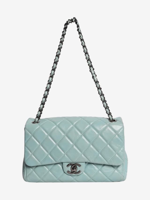 Chanel Duck egg 2014 lambskin quilted Coco Soft Flap bag in Lambskin from Sign of the Times, photo 1 of 1