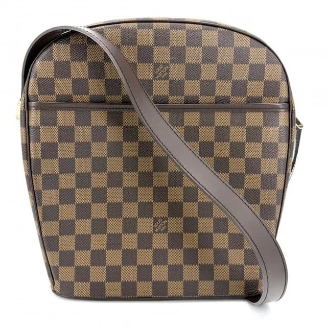 Louis Vuitton Shoulder Bag Damier Ipanema GM Mount Brown Gold in Brown Leather from The Reluxe, photo 1 of 1