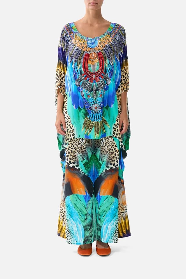 Camilla eBoutique SCOOP BACK HEM DRESS JUNGLE FLIGHT, image 1 of 1 from CAMILLA