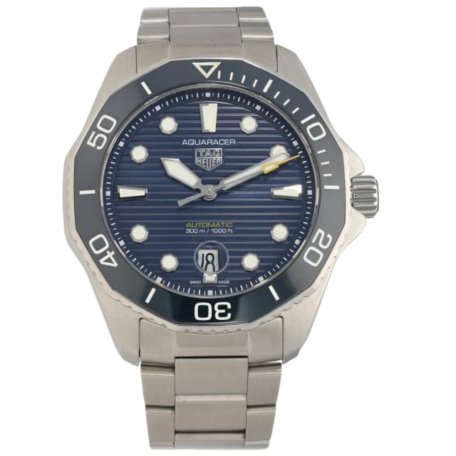 TAG Heuer Aquaracer WBP201B 43mm Stainless Steel Watch from H&T, photo 1 of 1