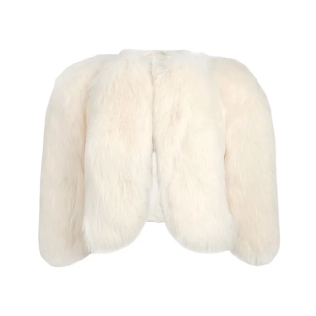 Louis Vuitton Resort 2012 Mink & Fox Fur Jacket in White Mink & Fox Fur from Designer Archives, photo 1 of 1