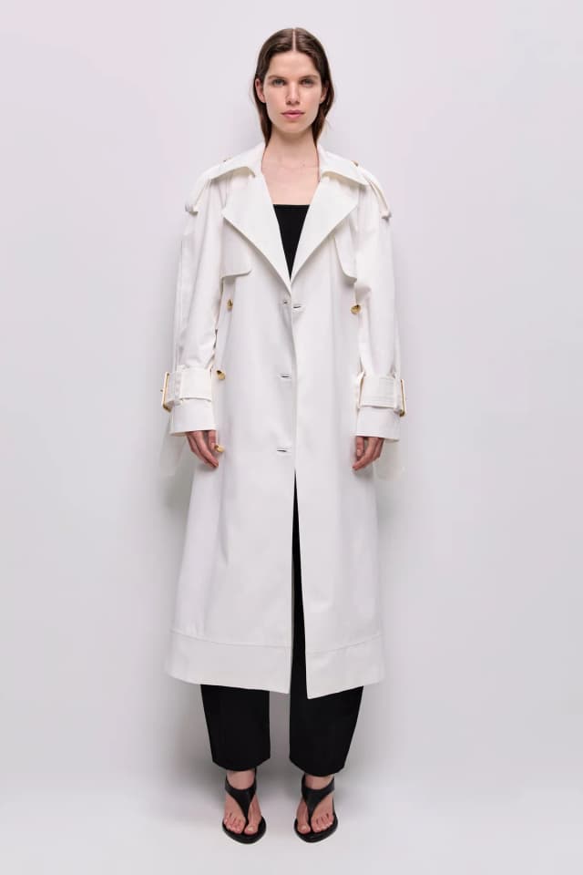 AJE Anders Trench in IVORY, image 1 of 1 from Aje