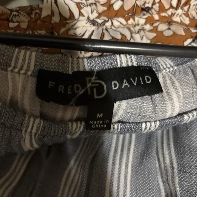 FRED Men's Shorts - Blue/Grey - M in gray|blue from Depop, photo 1 of 1