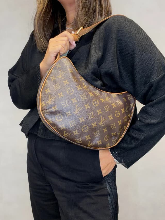 Louis Vuitton Monogram Croissant MM Shoulder Bag Brown in Brown from Season 2 Consign, photo 1 of 1