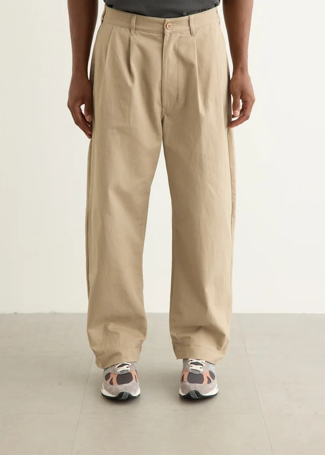 Incu Collection Trawler Chino Pants in TAN, image 1 of 1 from Incu