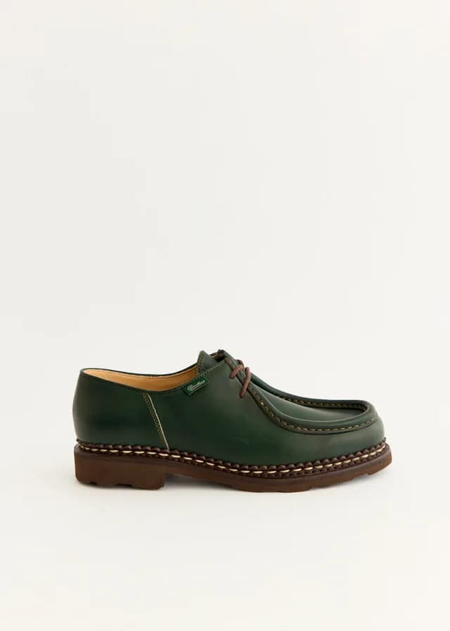 Paraboot Michael Griff II Lace-Up Shoes in VERT, image 1 of 1 from Incu