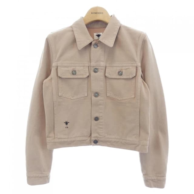 Dior Denim Jacket Pink in Pink Denim from The Reluxe, photo 1 of 1