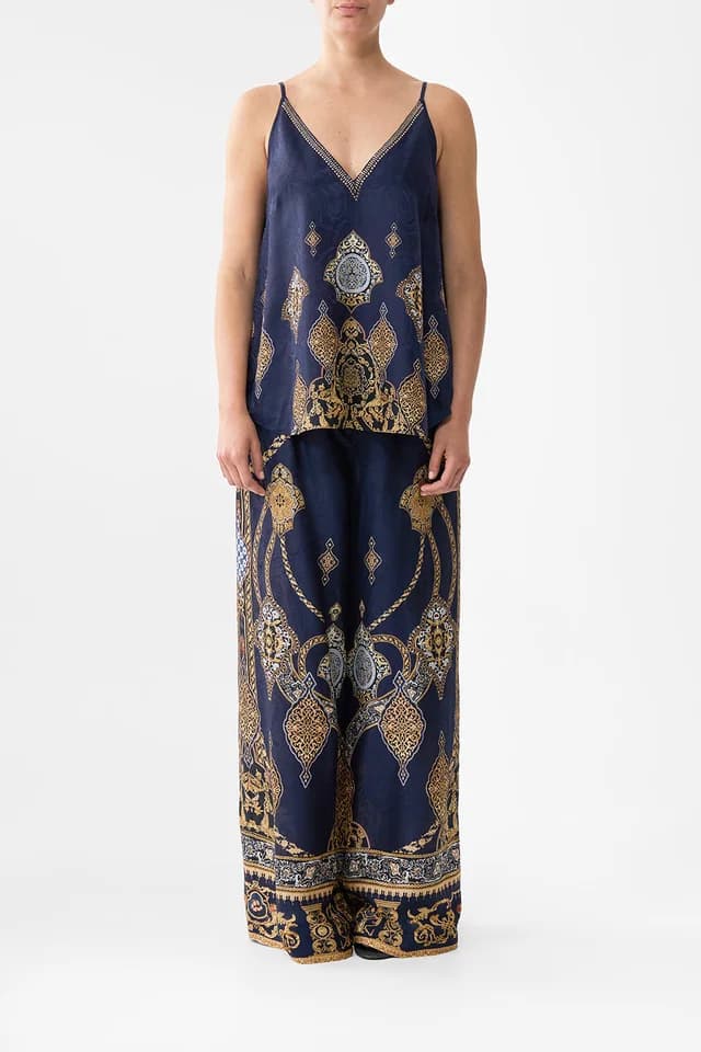Camilla eBoutique WIDE LEG WAISTED PANT THE IMPERIAL GATE, image 1 of 1 from CAMILLA