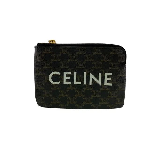 Celine Triomphe Coin Case Brown in Brown from The Reluxe, photo 1 of 1