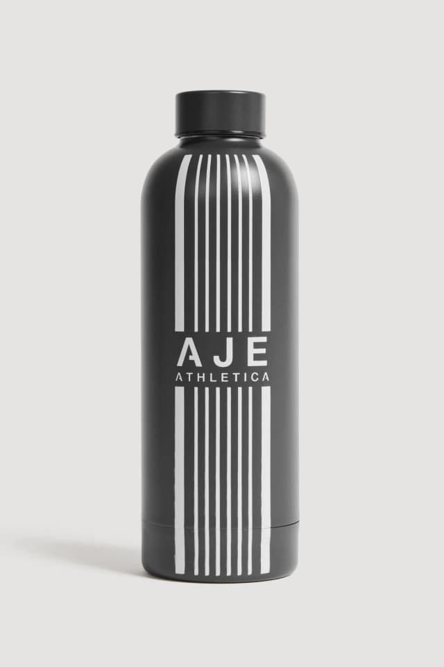 Athletica Classic Drink Bottle 907 in BLACK/WHITE, image 1 of 1 from Aje