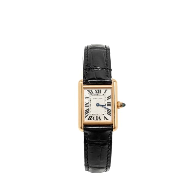 TANK LOUIS CARTIER WATCH in Black Crocodile from EMIER, photo 1 of 1
