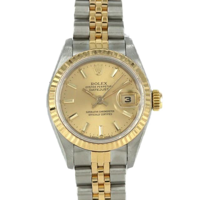 Rolex Datejust 69173 SSxYG Automatic in Dial color: Gold Case: Stainless steel x yellow gold Bracelet: Stainless steel x yellow gold from KOMEHYO, photo 1 of 1