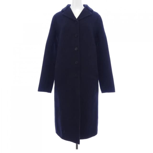 Hermès Coat Navy in Navy Cashmere from The Reluxe, photo 1 of 1