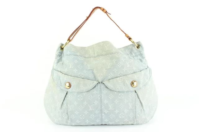 Louis Vuitton Light Blue Monogram Denim Daily GM Hobo Bag in Blue Denim from Bagriculture, photo 1 of 1