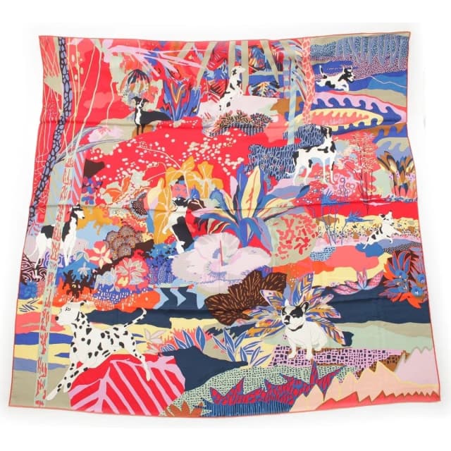Hermès Carre 140 Geant en Liberte! Freely! Cashmere Scarf Multicolor in Multicolor Cashmere from The Reluxe, photo 1 of 1